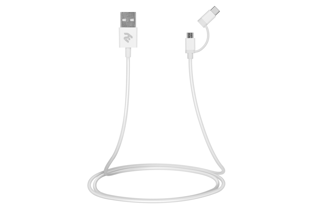 Кабель 2E USB to Micro+Type C