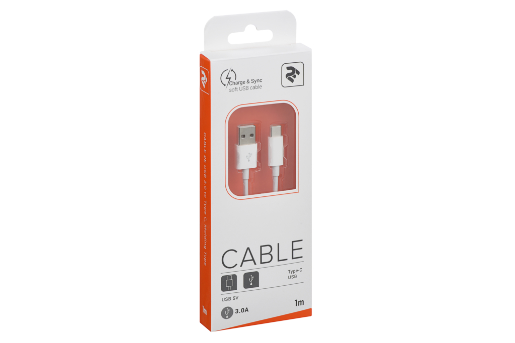 Кабель 2E USB 2.0 to Type C, Molding Type