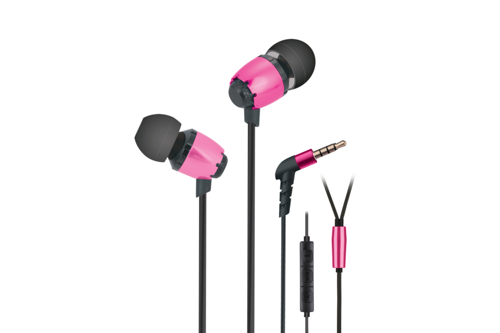 Earphones 2E S6 Pinion, Magenta