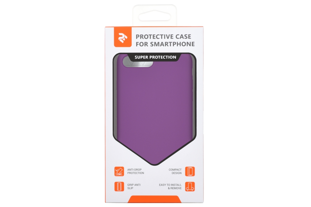 Чехол 2Е для Apple iPhone 7/8 Plus, Liquid Silicone, Purple