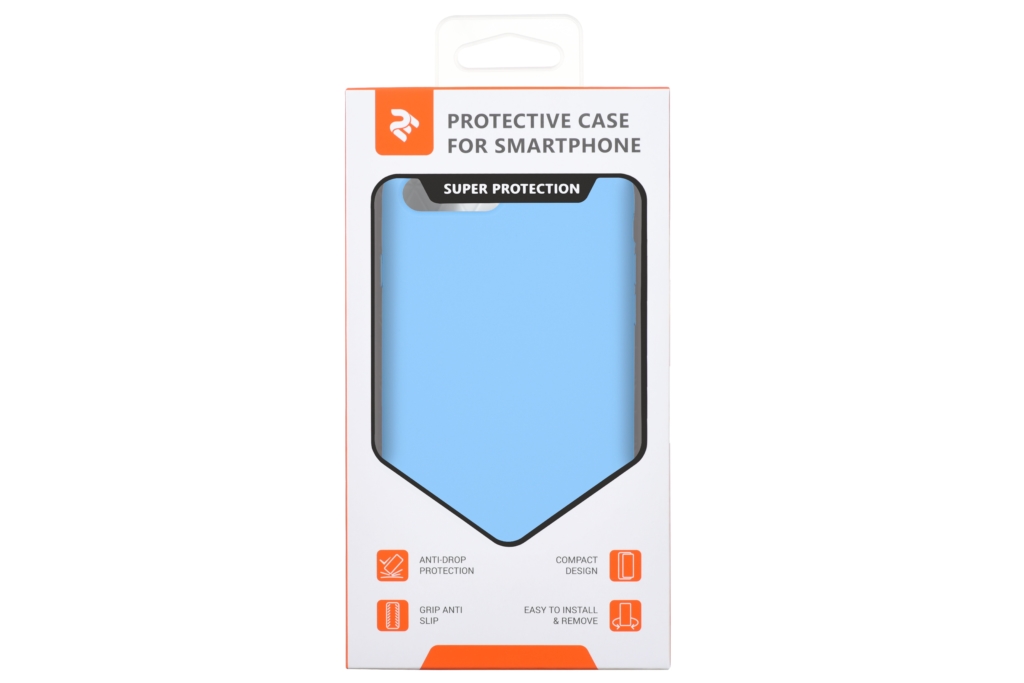 2Е Case for Apple iPhone 7/8 Plus, Liquid Silicone, Skyblue