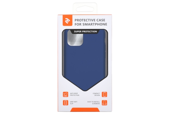 Чехол 2Е для Apple iPhone 11 Pro, Liquid Silicone, Navy