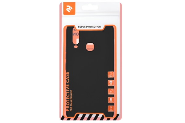 2Е Basic Case for VIVO Y15/Y17, Soft feeling, Black