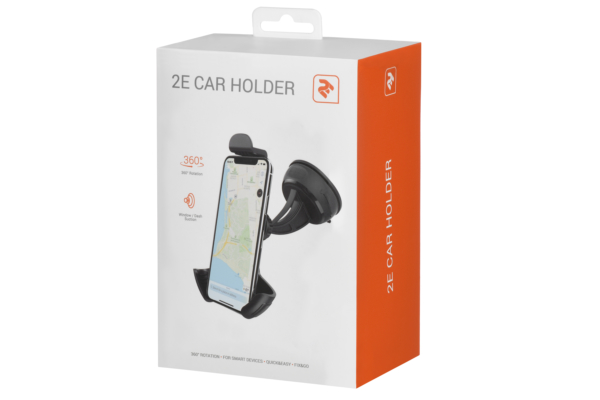 Car Holder 2E CH0102, Black