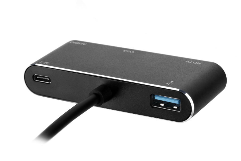 Adapter 2E Type C to 3.0 Female+AUX+HDMI Female+VGA+USB Type C Female, 0.15m