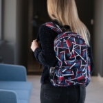 Рюкзак для ноутбука 2E BPT6114RB, TeensPack Absrtraction, Red/Blue