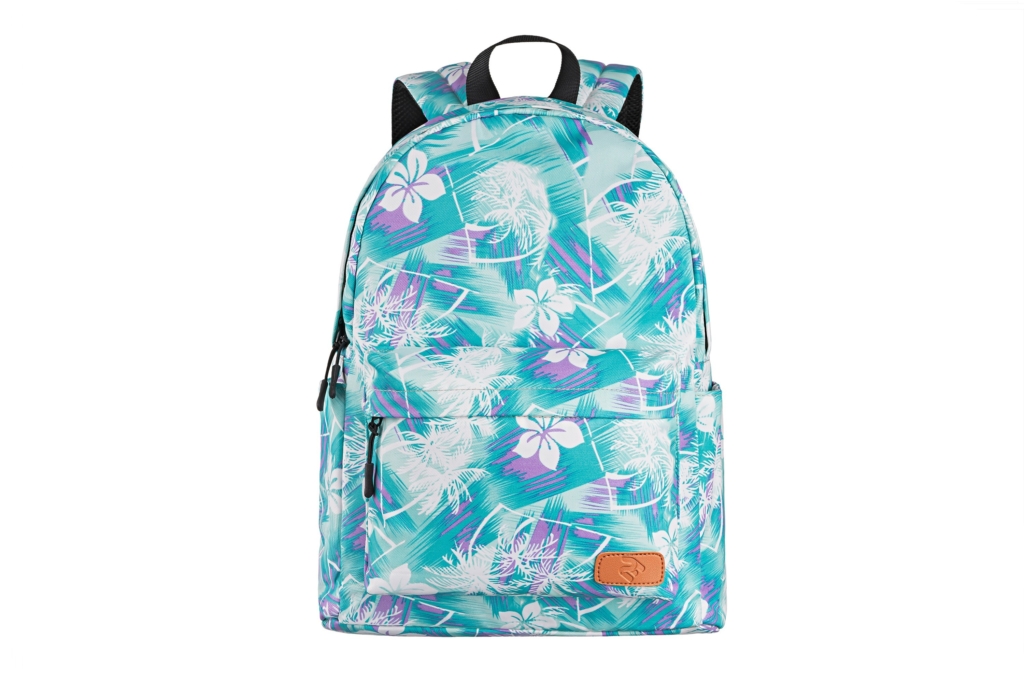 Рюкзак для ноутбука 2E BPT6114GB, TeensPack Wildflowers, Green/Blue