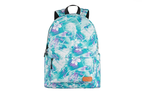 Рюкзак для ноутбука 2E BPT6114GB, TeensPack Wildflowers, Green/Blue