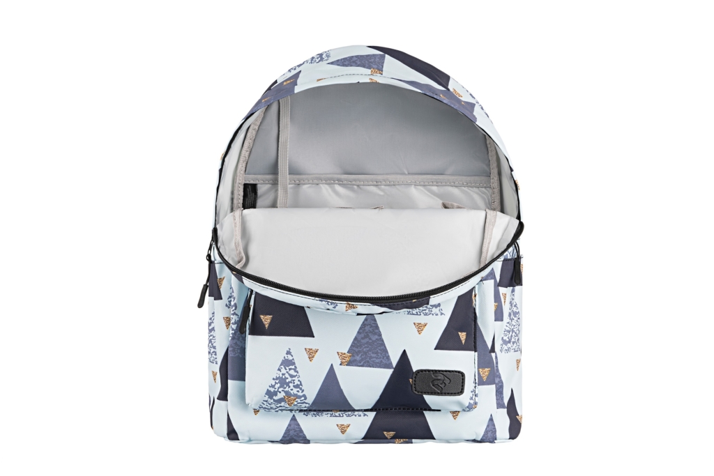Laptop backpack 2E BPT6114WT, TeensPack Triangles 13″, White
