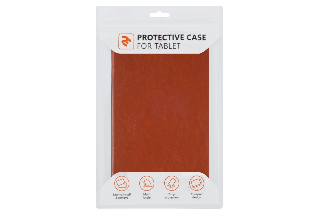 2Е Basic Case for Samsung Galaxy Tab S6, Retro, Brown