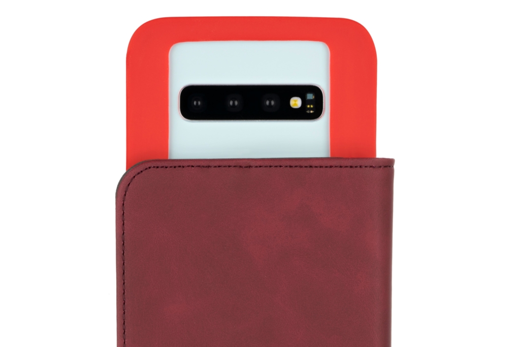 Чохол 2E Silk Touch універсальний для смартфонів з діагоналлю 4.5-5″, Сarmine red