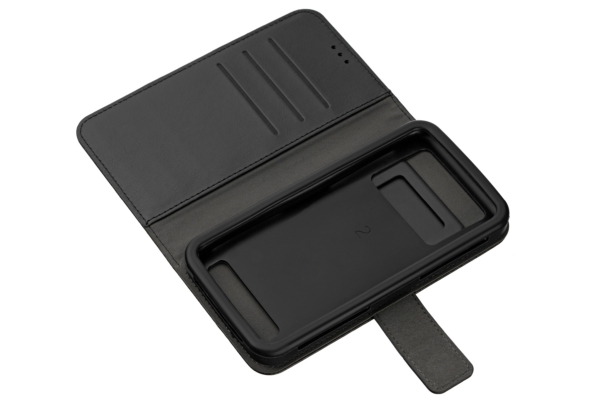 Чохол 2E Eco Leather універсальний для смартфонів з діагоналлю 5.5-6″, Black