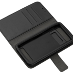Чехол 2E Eco Leather универсальный для смартфонов с диагональю 6-6.5″, Black