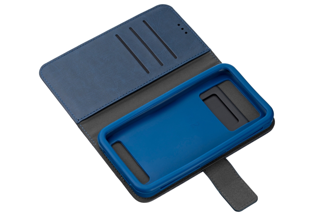 Чохол 2E Eco Leather універсальний для смартфонів з діагоналлю 6-6.5″, Navy