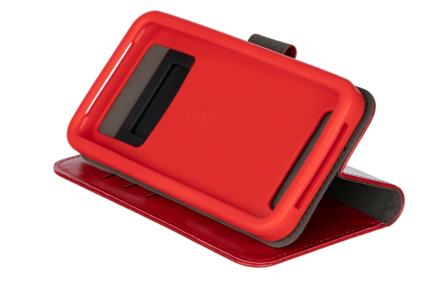 Чохол 2E Eco Leather універсальний для смартфонів з діагоналлю 6-6.5″, Red