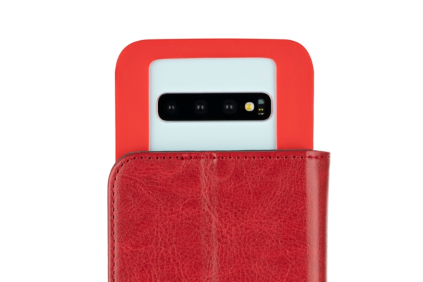 Чохол 2E Eco Leather універсальний для смартфонів з діагоналлю 6-6.5″, Red