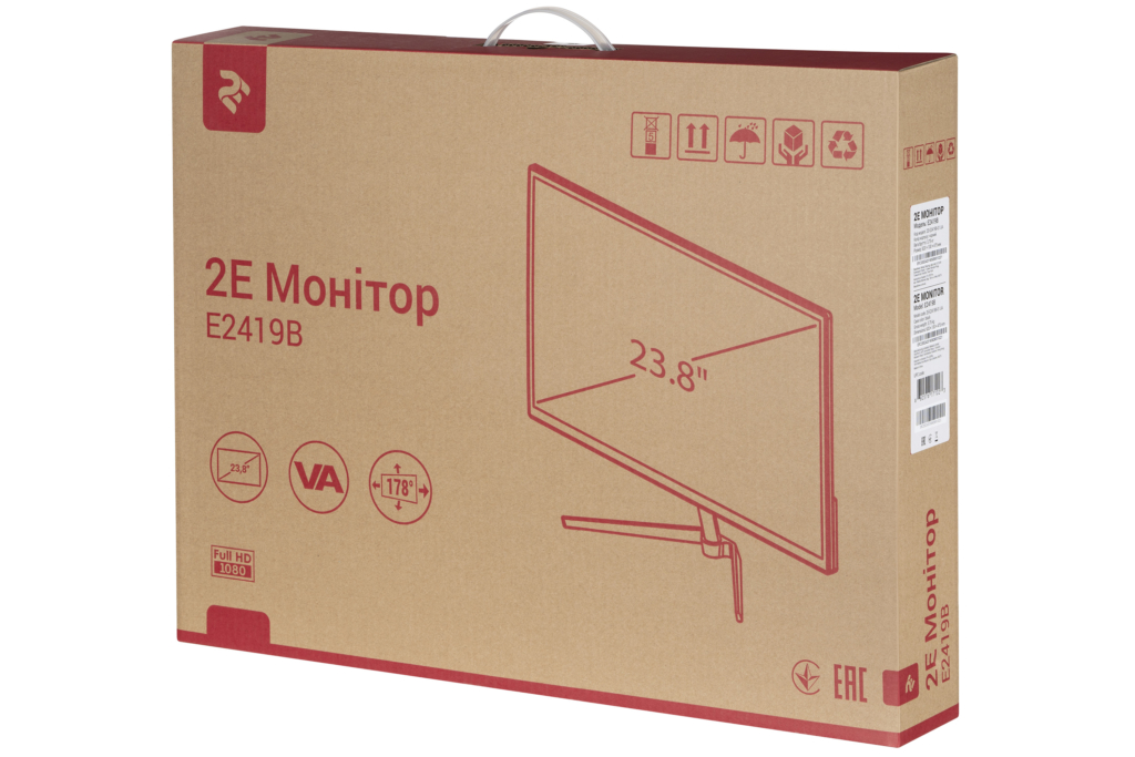 Монітор 2E E2419B Black