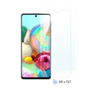 Комплект 3 в 1 захисне скло 2E для Samsung Galaxy A71, 2.5D, Clear