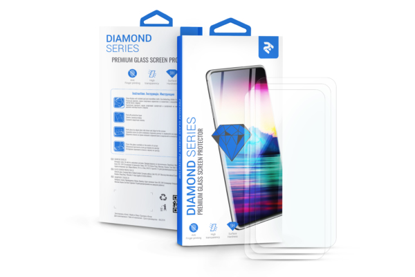 Комплект 3 в 1 защитное стекло 2E для Samsung Galaxy A71, 2.5D, Clear