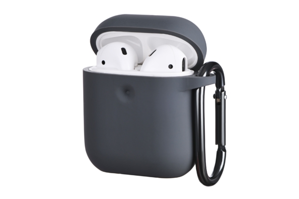 Чехол 2Е для Apple AirPods, Pure Color Silicone (3.0mm), Carbon Gray