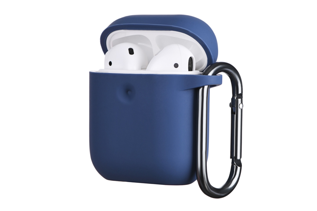 2E earphone case for AirPods, Pure Color Silicone (3.0mm), Navy