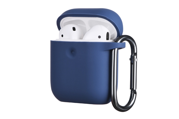 2E earphone case for AirPods, Pure Color Silicone (3.0mm), Navy