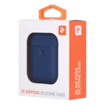 2E earphone case for AirPods, Pure Color Silicone (3.0mm), Navy