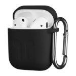 Чехол 2Е для Apple AirPods, Pure Color Silicone Imprint (1.5mm), Black