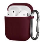 Чохол 2Е для Apple AirPods, Pure Color Silicone Imprint (1.5mm), Marsala