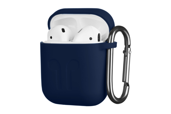 Чехол 2Е для Apple AirPods, Pure Color Silicone Imprint (1.5mm), Navy