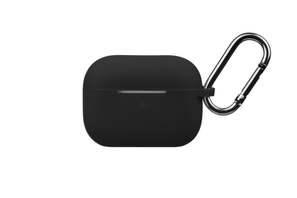 2Е earphone case for Apple AirPods Pro, Pure Color Silicone (2.5mm), Black