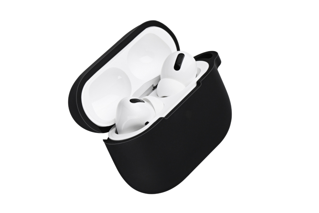 2Е earphone case for Apple AirPods Pro, Pure Color Silicone (2.5mm), Black