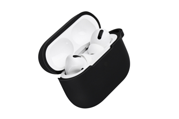 2Е earphone case for Apple AirPods Pro, Pure Color Silicone (2.5mm), Black