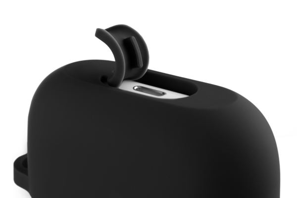 2Е earphone case for Apple AirPods Pro, Pure Color Silicone (2.5mm), Black