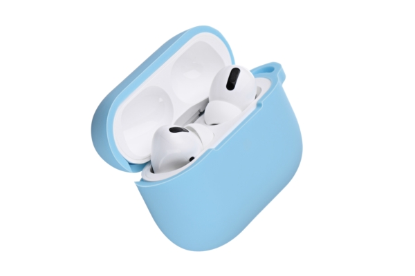 Чохол 2Е для навушників Apple AirPods Pro, Pure Color Silicone (2.5mm), Blue