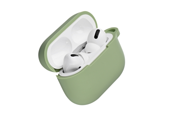 Чохол 2Е для навушників Apple AirPods Pro, Pure Color Silicone (2.5mm), Light green