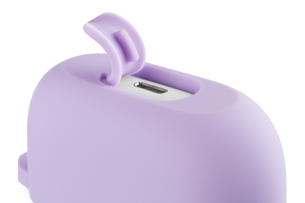 Чехол 2Е для наушников Apple AirPods Pro, Pure Color Silicone (2.5mm), Light purple