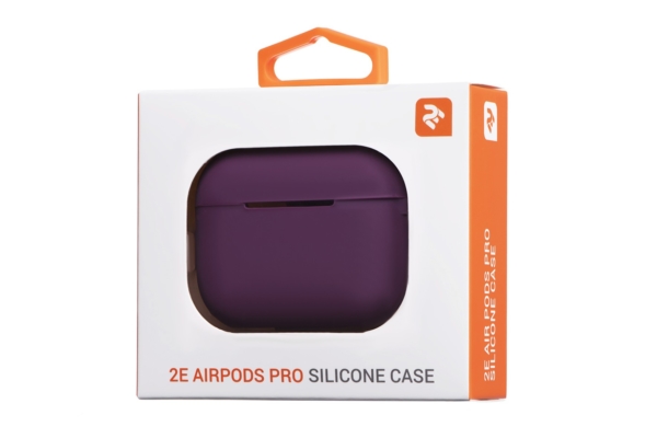 Чехол 2Е для наушников Apple AirPods Pro, Pure Color Silicone (2.5mm), Marsala