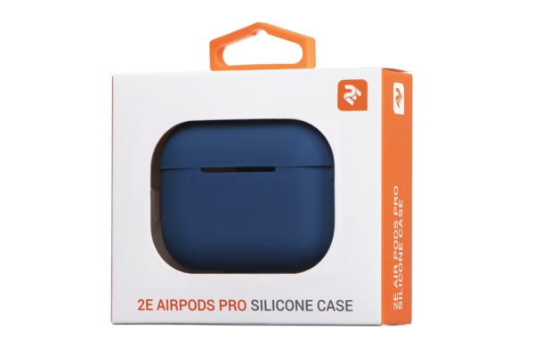 Чехол 2Е для наушников Apple AirPods Pro, Pure Color Silicone (2.5mm), Navy