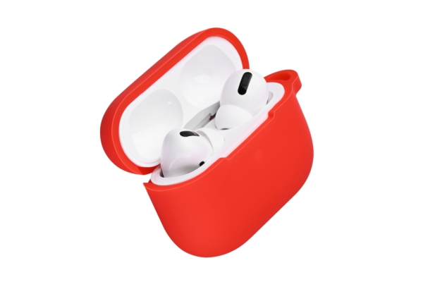 Чехол 2Е для наушников Apple AirPods Pro, Pure Color Silicone (2.5mm), Red