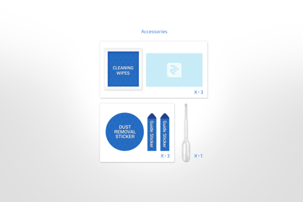 Комплект 3 в 1 защитное стекло 2E для Samsung Galaxy A51, 2.5D, Clear