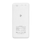 Power Bank 2E 10000 мАч PD Quick Charge White