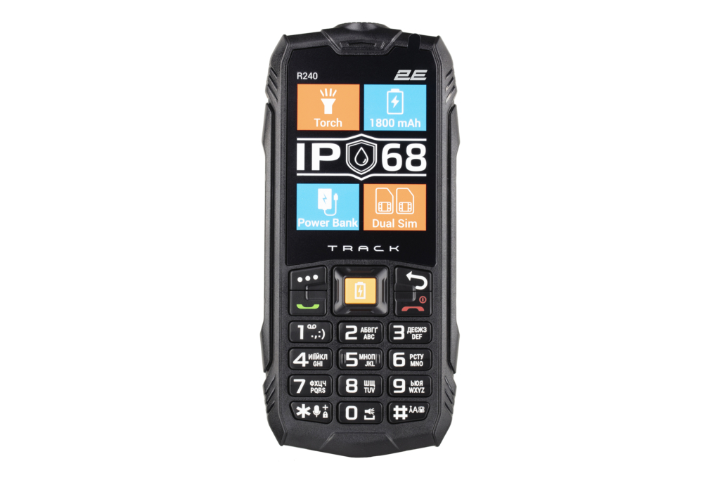 2E Мобільний телефон R240 2020 2SIM Black
