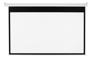 Suspended stand-alone motorized 2E screen, 16:9, 126″, (2.8×1.58 m)