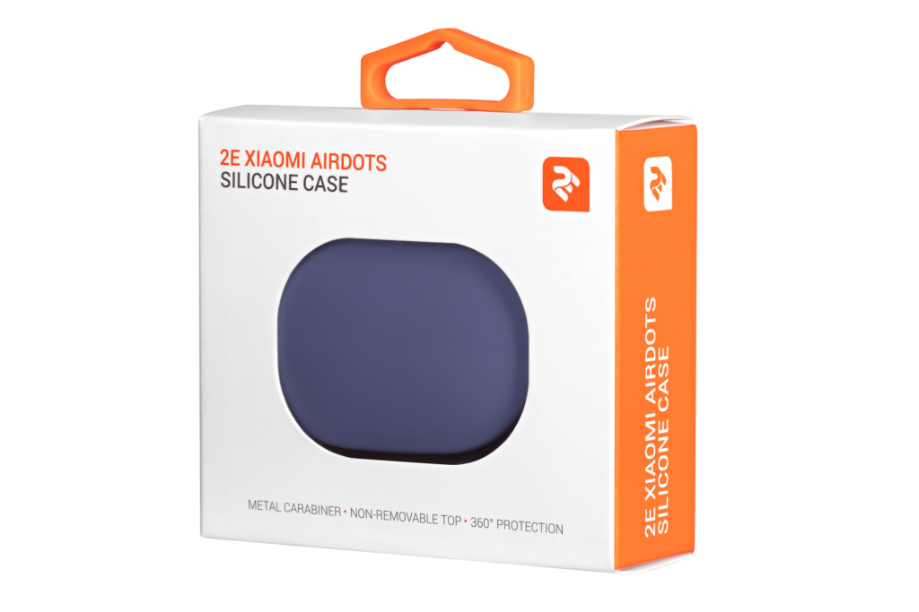 Чехол 2Е для Xiaomi AirDots, Pure Color Silicone (1.5mm), Lavender
