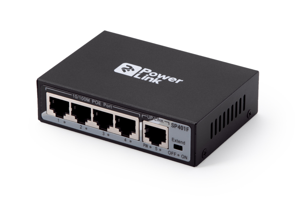 2E Комутатор PowerLink SP401F 5xFE (4x FE PoE, 1xFE Uplink, 50W), некерований
