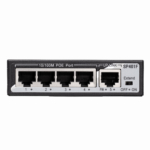 Switch 2E PowerLink SP401F 5xFE (4x FE PoE, 1xFE Uplink, 50W), unguided