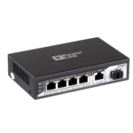 Switch 2E PowerLink SP402GX 5xGE, 1xSFP (4xGE PoE, 1xGE, 1xSFP Uplink, 65W), unguided