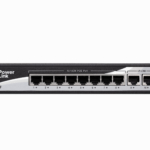 Switch 2E PowerLink SP802F 10xFE (8xFE PoE, 2xFE Uplink, 150W), unguided