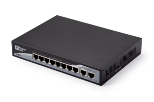 2E Комутатор PowerLink SP802G 10xGE (8xGE PoE, 2xGE Uplink, 150W), некерований